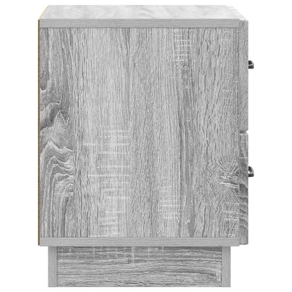 Bedside Cabinet 2 pcs Grey Sonoma 43 x 34.5 x 44.5 cm