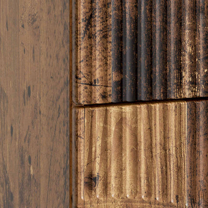 Bedside Cabinet Old Wood 43 x 34.5 x 44.5 cm Engineered Wood