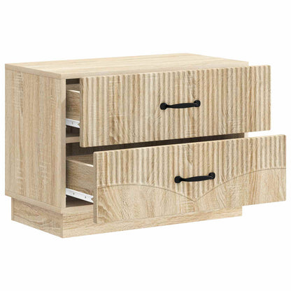 Bedside Cabinet Sonoma Oak 62 x 34.5 x 44.5 cm Engineered Wood