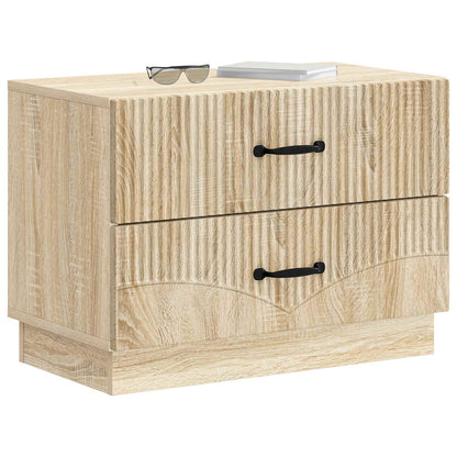 Bedside Cabinet Sonoma Oak 62 x 34.5 x 44.5 cm Engineered Wood