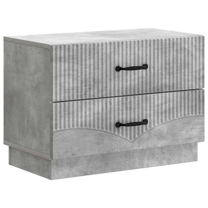Bedside Cabinet Concrete Grey 62 x 34.5 x 44.5 cm
