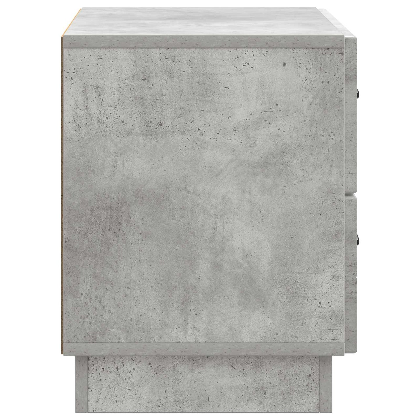 Bedside Cabinet with Drawer Concrete Grey 62 x 34.5 x 44.5 cm