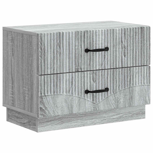 Bedside Cabinet Grey Sonoma 62 x 34.5 x 44.5 cm Engineered Wood