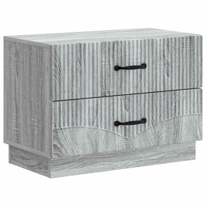 Bedside Cabinet Grey Sonoma 62 x 34.5 x 44.5 cm Engineered Wood