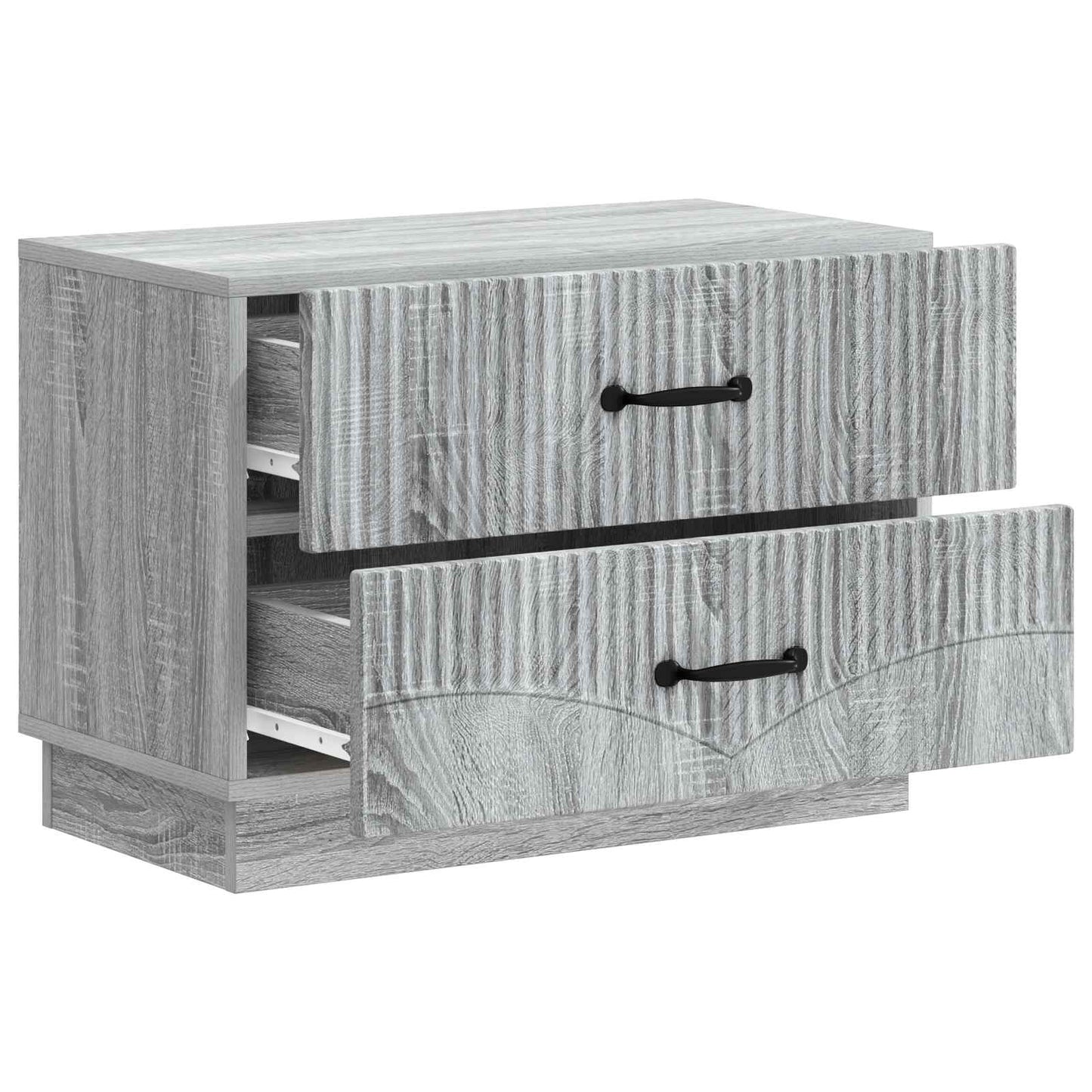 Bedside Cabinet Grey Sonoma 62 x 34.5 x 44.5 cm Engineered Wood
