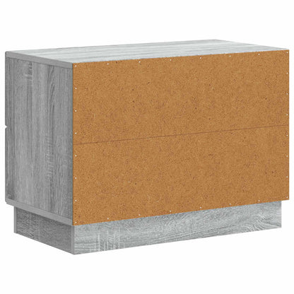 Bedside Cabinet Grey Sonoma 62 x 34.5 x 44.5 cm Engineered Wood