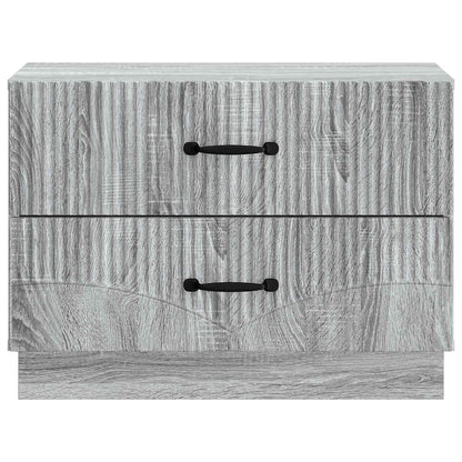 Bedside Cabinet Grey Sonoma 62 x 34.5 x 44.5 cm Engineered Wood