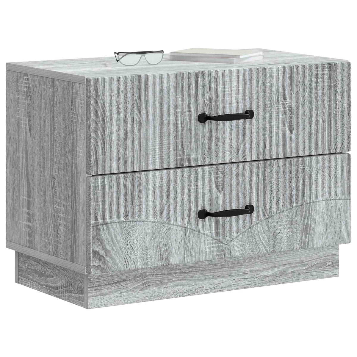 Bedside Cabinet Grey Sonoma 62 x 34.5 x 44.5 cm Engineered Wood