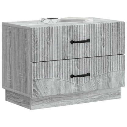 Bedside Cabinet Grey Sonoma 62 x 34.5 x 44.5 cm Engineered Wood