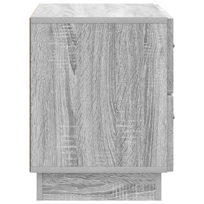 Bedside Cabinet Grey Sonoma 62 x 34.5 x 44.5 cm Engineered Wood