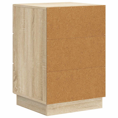 Bedside Cabinet Sonoma Oak 43 x 41 x 63.5 cm Engineered Wood
