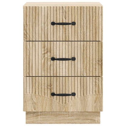 Bedside Cabinet Sonoma Oak 43 x 41 x 63.5 cm Engineered Wood