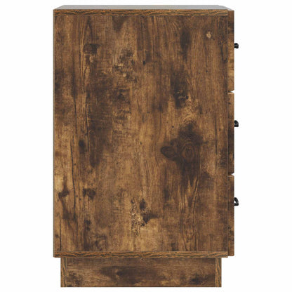 Bedside Cabinet Smoked Oak 43 x 41 x 63.5 cm Engineered Wood