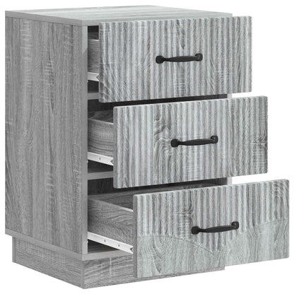 Bedside Cabinet Grey Sonoma 43 x 41 x 63.5 cm Engineered Wood