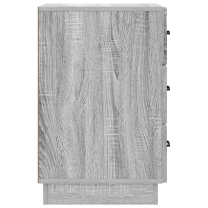 Bedside Cabinet Grey Sonoma 43 x 41 x 63.5 cm Engineered Wood