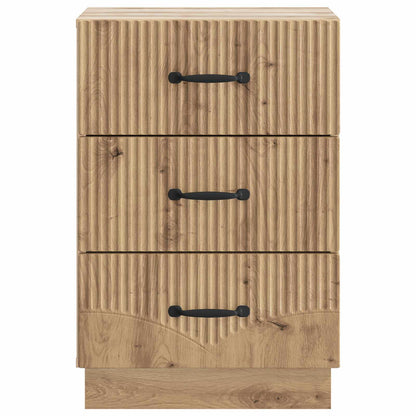 Bedside Cabinet Artisan Oak 43 x 41 x 63.5 cm Engineered Wood