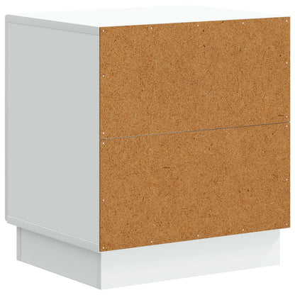 Bedside Table 2 pcs White 43 x 34.5 x 47 cm Engineered Wood
