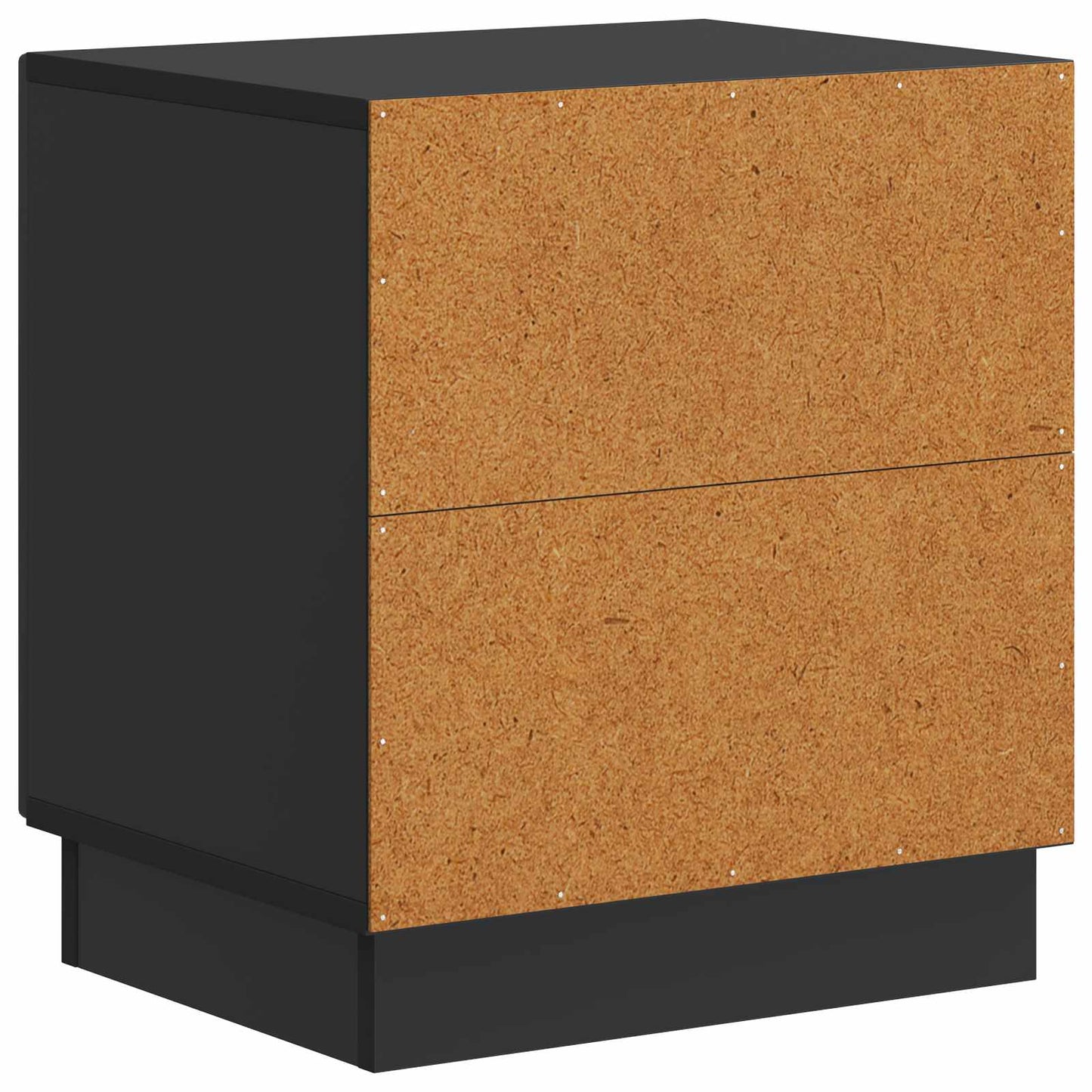 Bedside Table 2 pcs Black 43 x 34.5 x 47 cm Engineered Wood