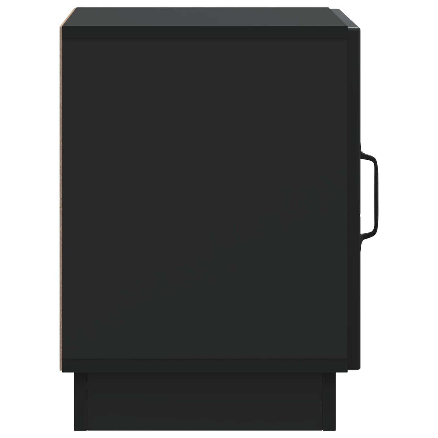 Bedside Table 2 pcs Black 43 x 34.5 x 47 cm Engineered Wood