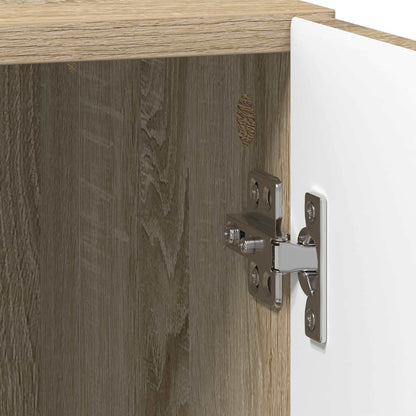 Bedside Table Sonoma Oak 43 x 34.5 x 47 cm Engineered Wood