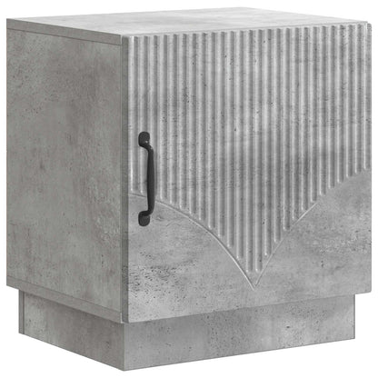 Bedside Table 2 pcs Concerte Grey 43 x 34.5 x 47 cm