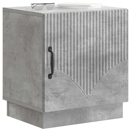Bedside Table 2 pcs Concerte Grey 43 x 34.5 x 47 cm