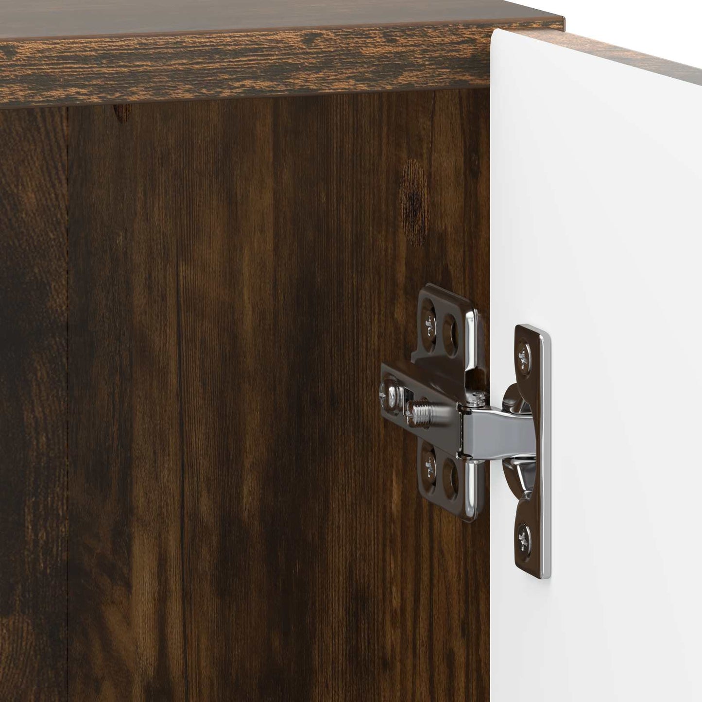 Bedside Table 2 pcs Smoked Oak 43 x 34.5 x 47 cm
