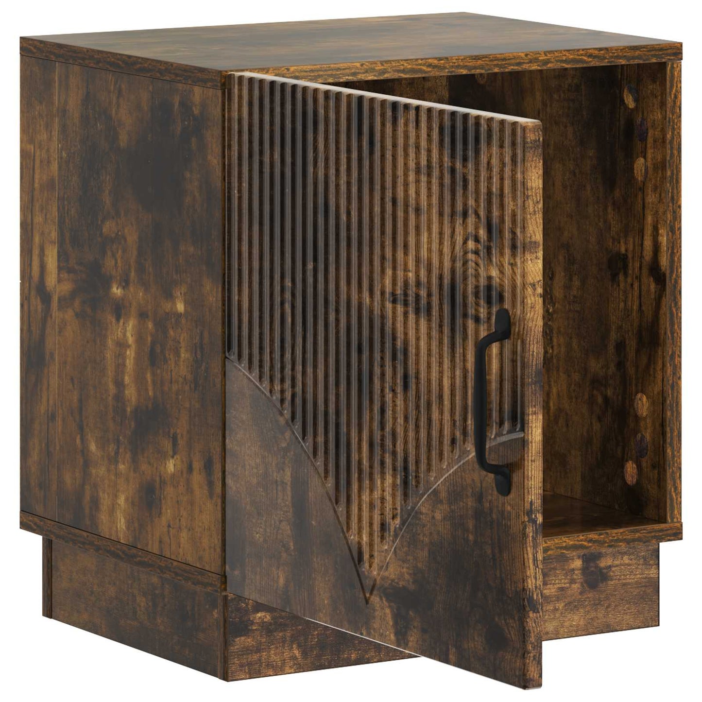 Bedside Table 2 pcs Smoked Oak 43 x 34.5 x 47 cm