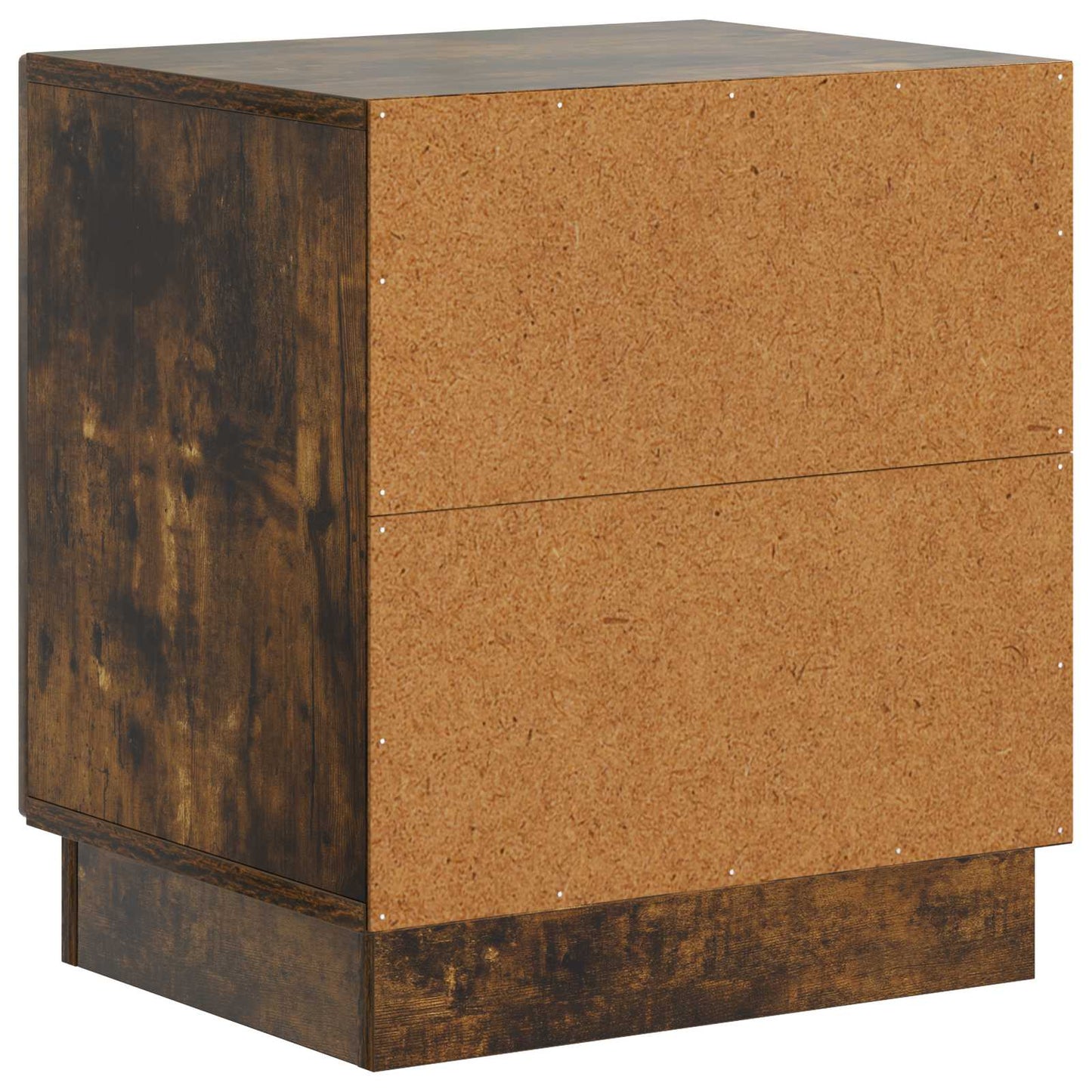 Bedside Table 2 pcs Smoked Oak 43 x 34.5 x 47 cm