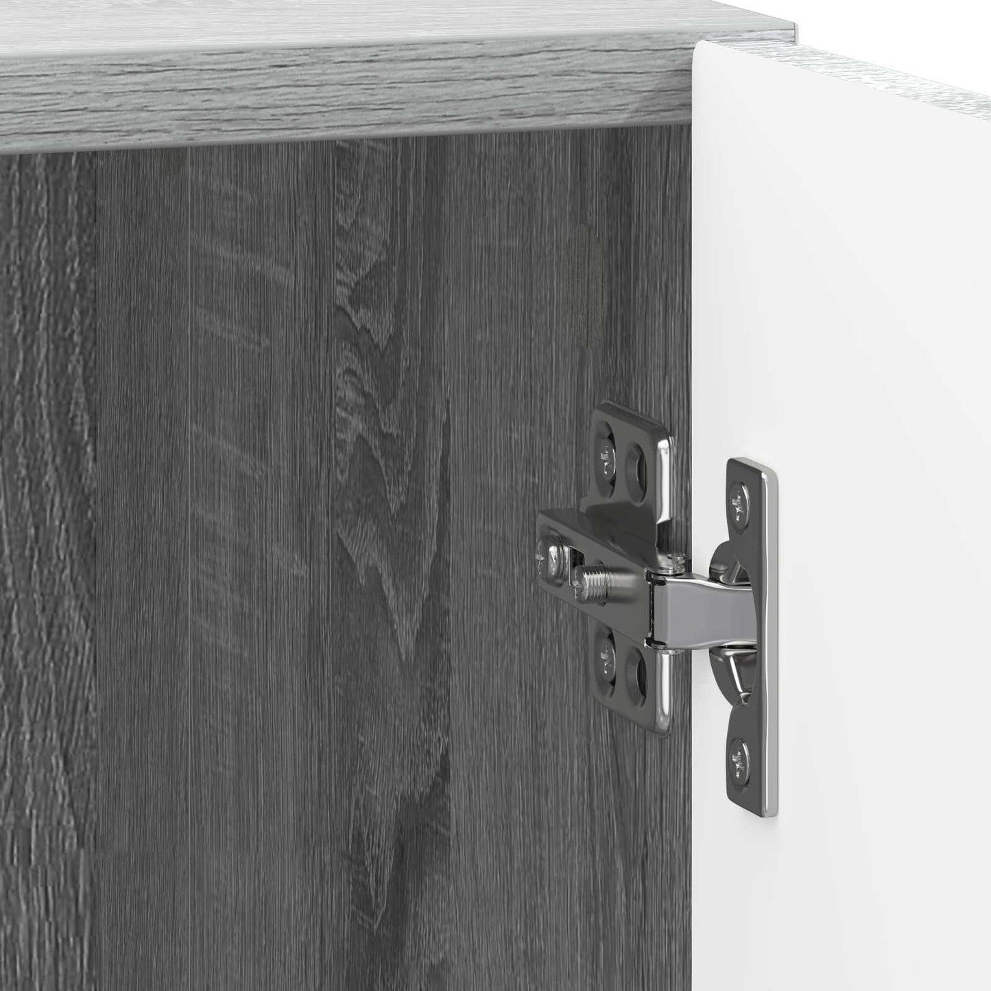 Bedside Table 2 pcs Grey Sonoma 43 x 34.5 x 47 cm