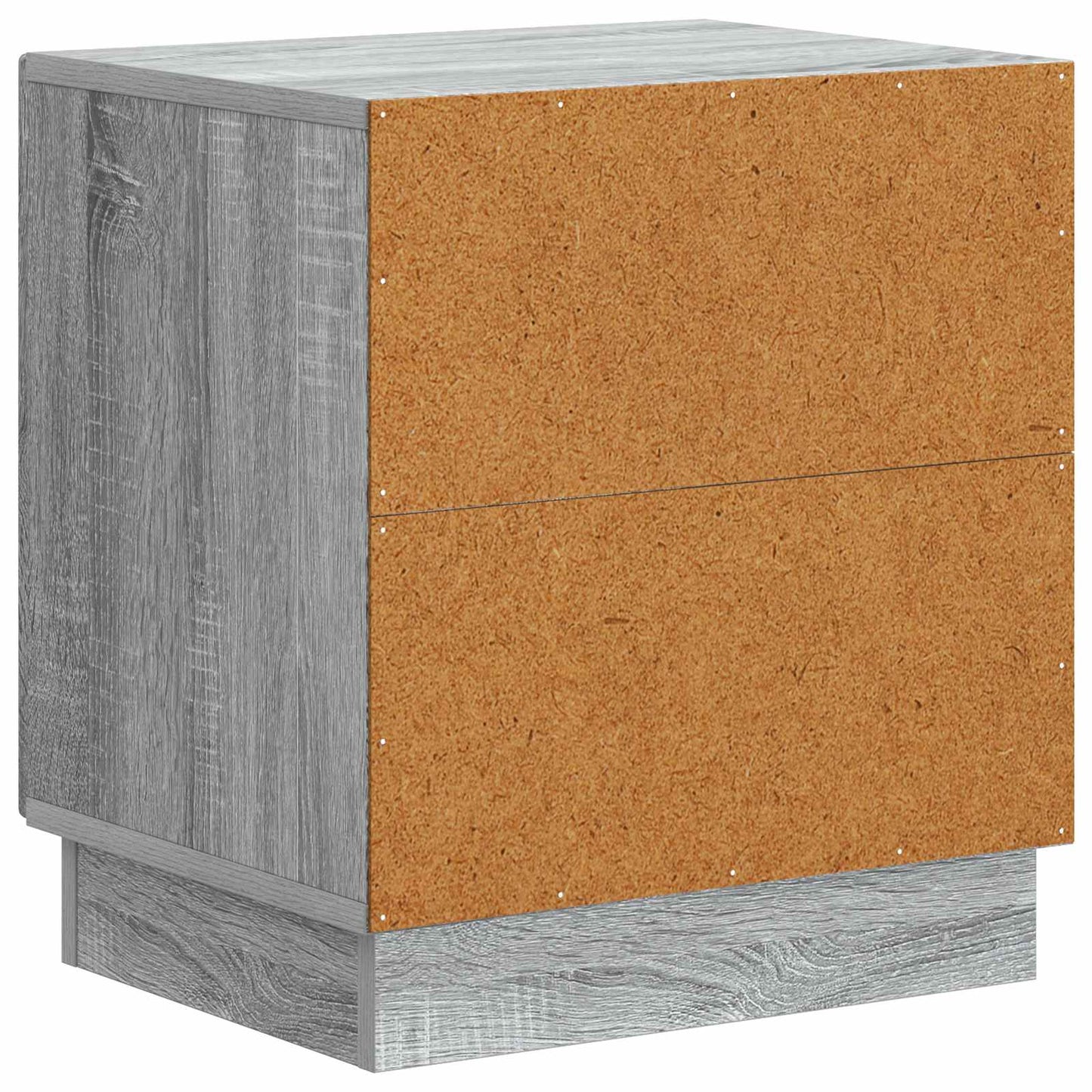 Bedside Table 2 pcs Grey Sonoma 43 x 34.5 x 47 cm