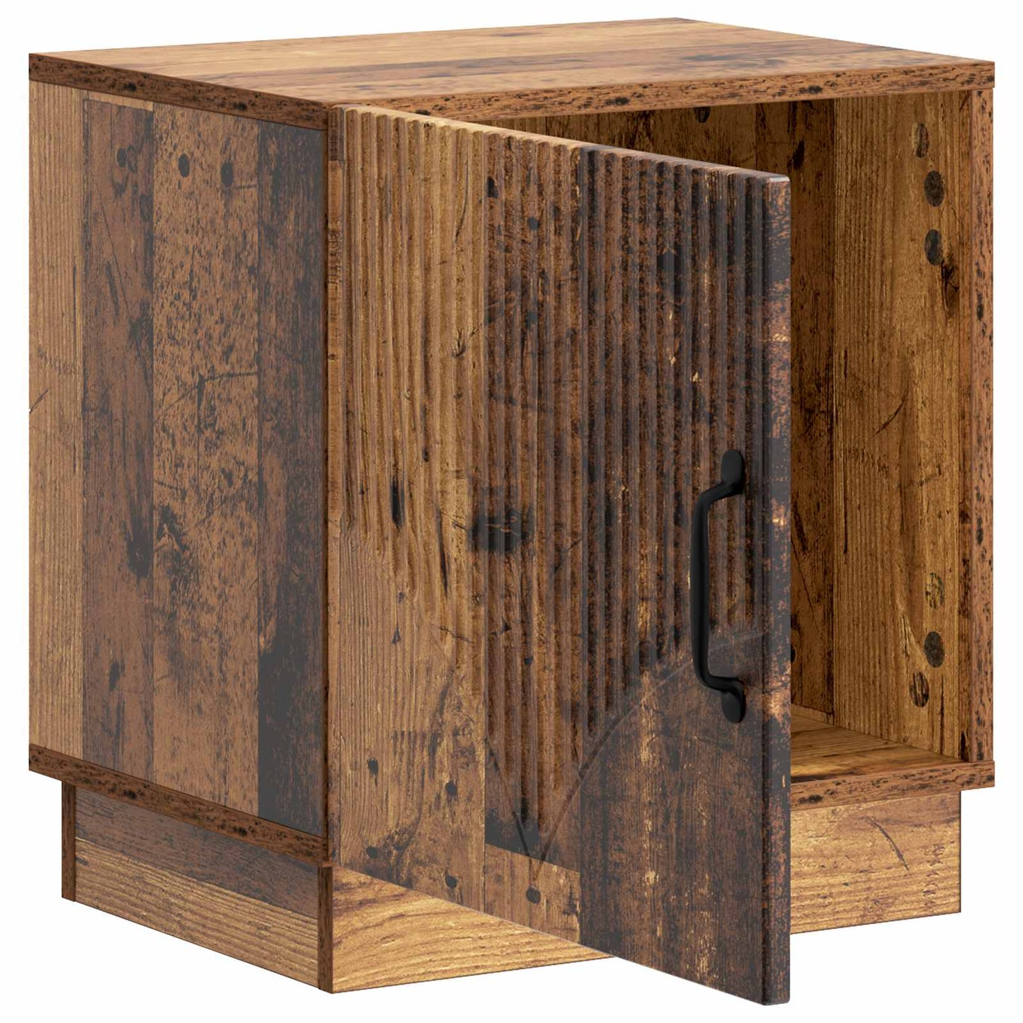 Bedside Table Old Wood 43 x 34.5 x 47 cm Engineered Wood