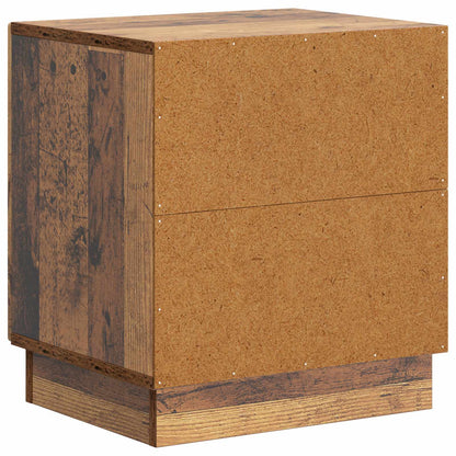 Bedside Table Old Wood 43 x 34.5 x 47 cm Engineered Wood