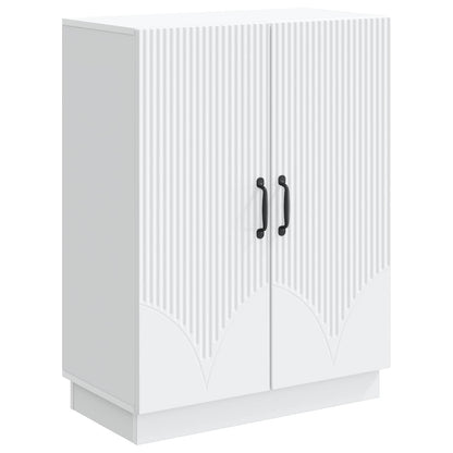 Sideboard White 66 x 34.5 x 87 cm Engineered Wood