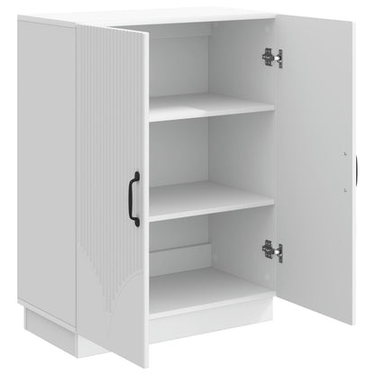 Sideboard White 66 x 34.5 x 87 cm Engineered Wood