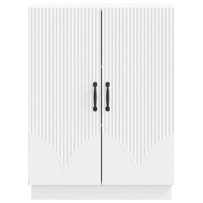 Sideboard White 66 x 34.5 x 87 cm Engineered Wood