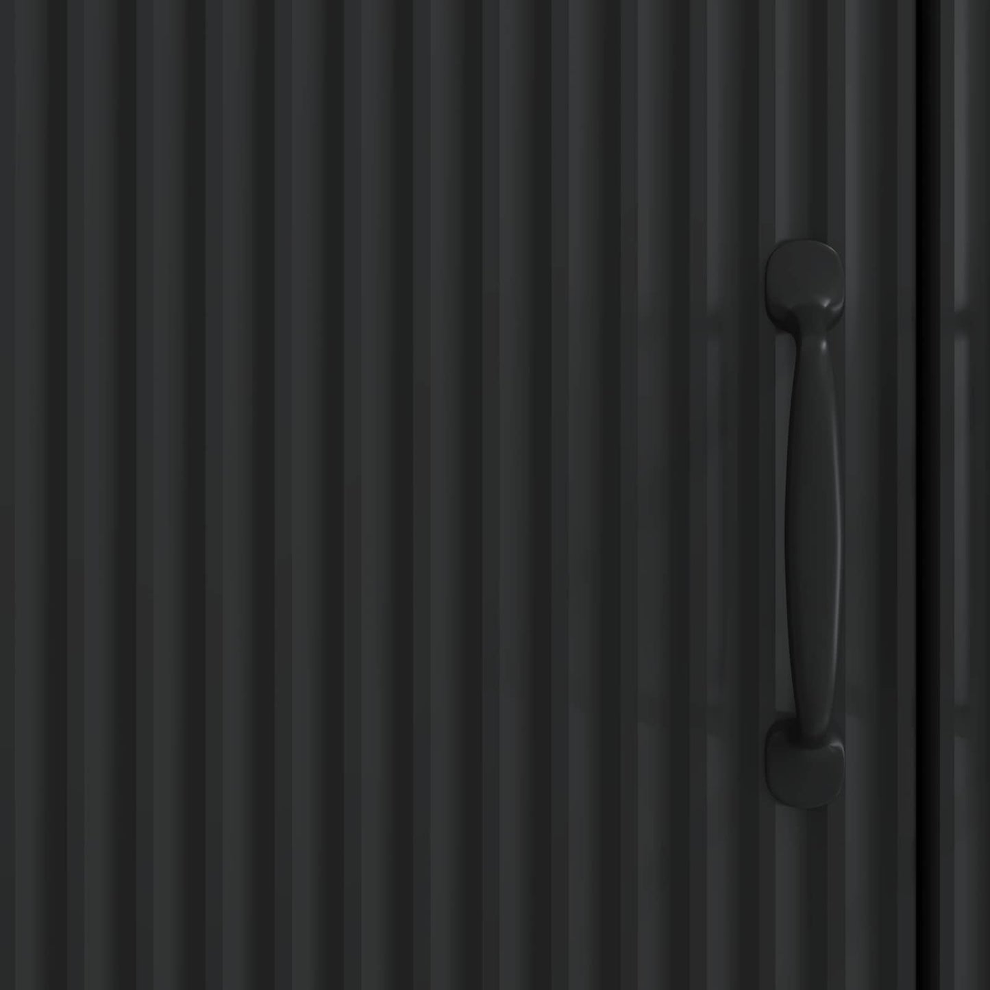 Sideboard Black 66 x 34.5 x 87 cm Engineered Wood