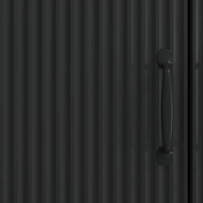 Sideboard Black 66 x 34.5 x 87 cm Engineered Wood