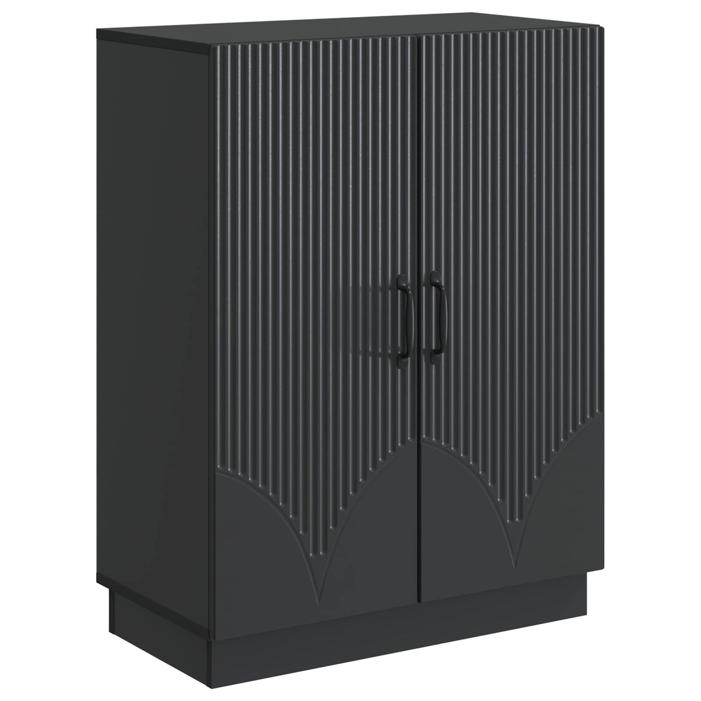 Sideboard Black 66 x 34.5 x 87 cm Engineered Wood