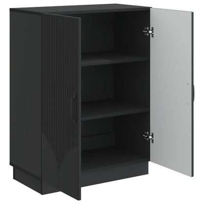 Sideboard Black 66 x 34.5 x 87 cm Engineered Wood