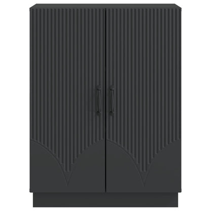Sideboard Black 66 x 34.5 x 87 cm Engineered Wood