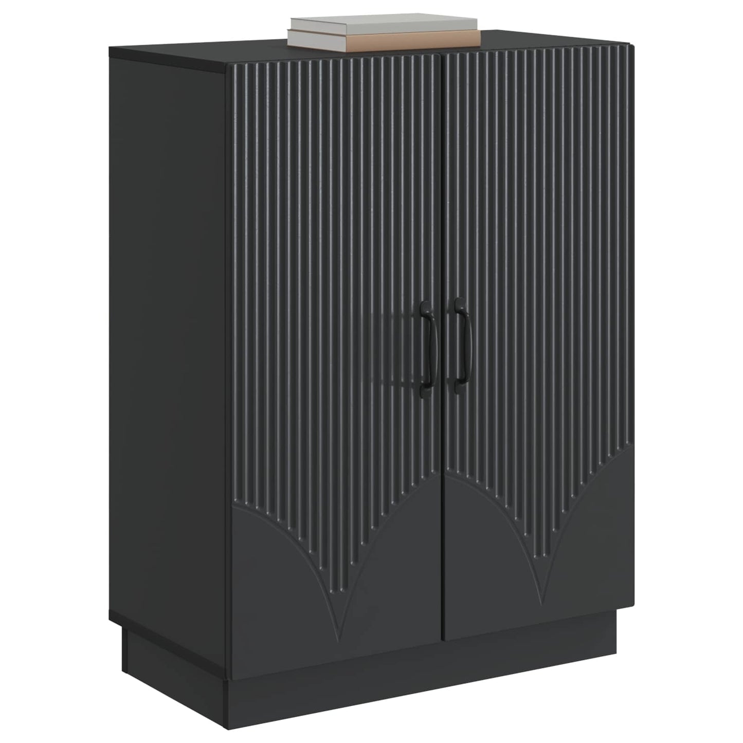 Sideboard Black 66 x 34.5 x 87 cm Engineered Wood