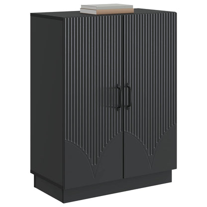 Sideboard Black 66 x 34.5 x 87 cm Engineered Wood