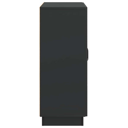 Sideboard Black 66 x 34.5 x 87 cm Engineered Wood