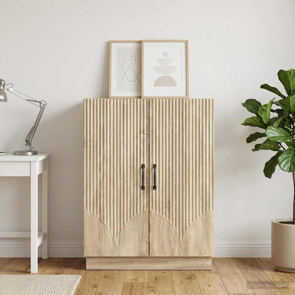 Sideboard Sonoma Oak 66 x 34.5 x 87 cm Engineered Wood