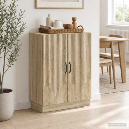 Sideboard Sonoma Oak 66 x 34.5 x 87 cm Engineered Wood