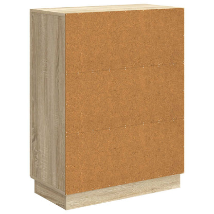Sideboard Sonoma Oak 66 x 34.5 x 87 cm Engineered Wood