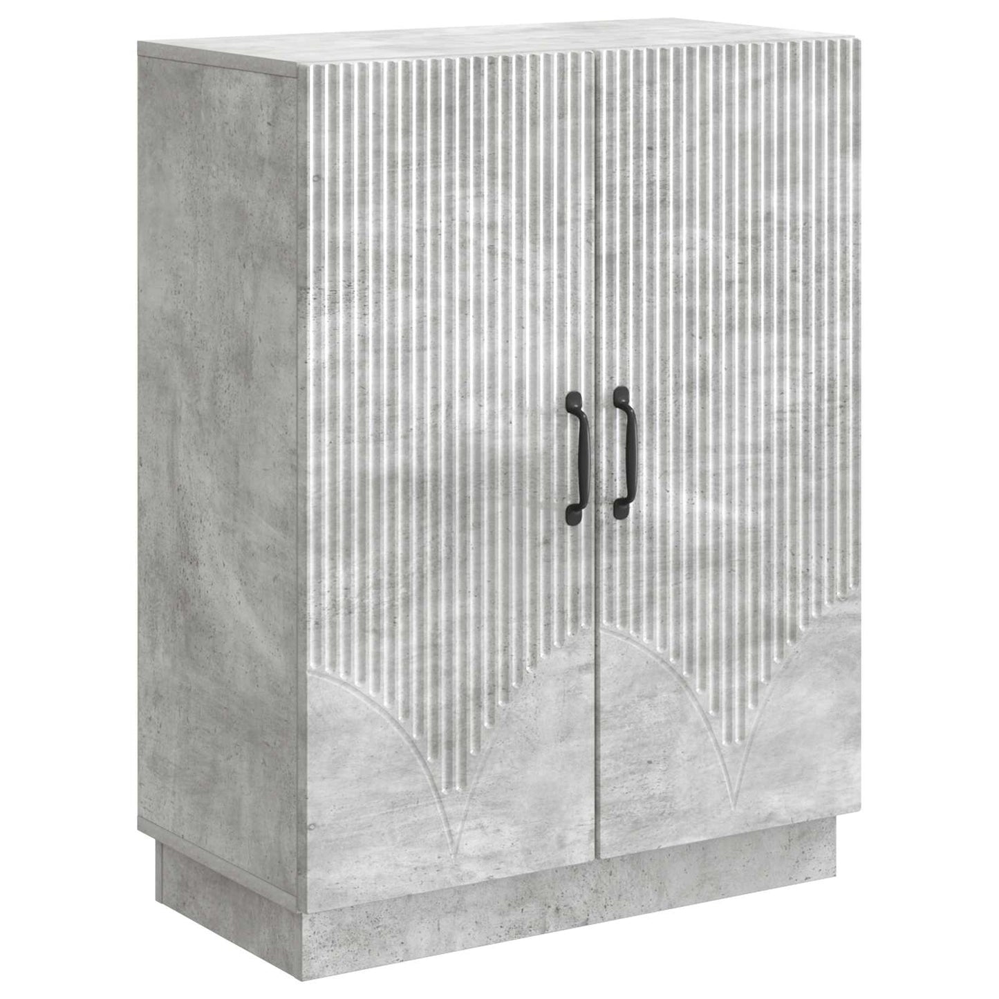 Sideboard Concrete Grey 66 x 34.5 x 87 cm Engineered Wood