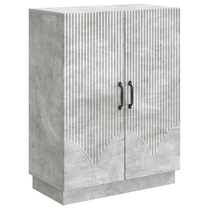 Sideboard Concrete Grey 66 x 34.5 x 87 cm Engineered Wood