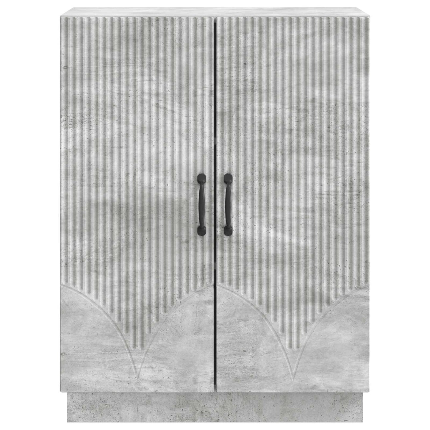 Sideboard Concrete Grey 66 x 34.5 x 87 cm Engineered Wood